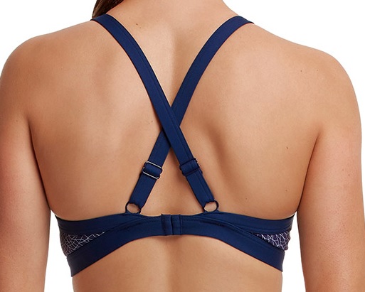 Funkita Fit High Neck Crop Leather Luxe / Sport Top