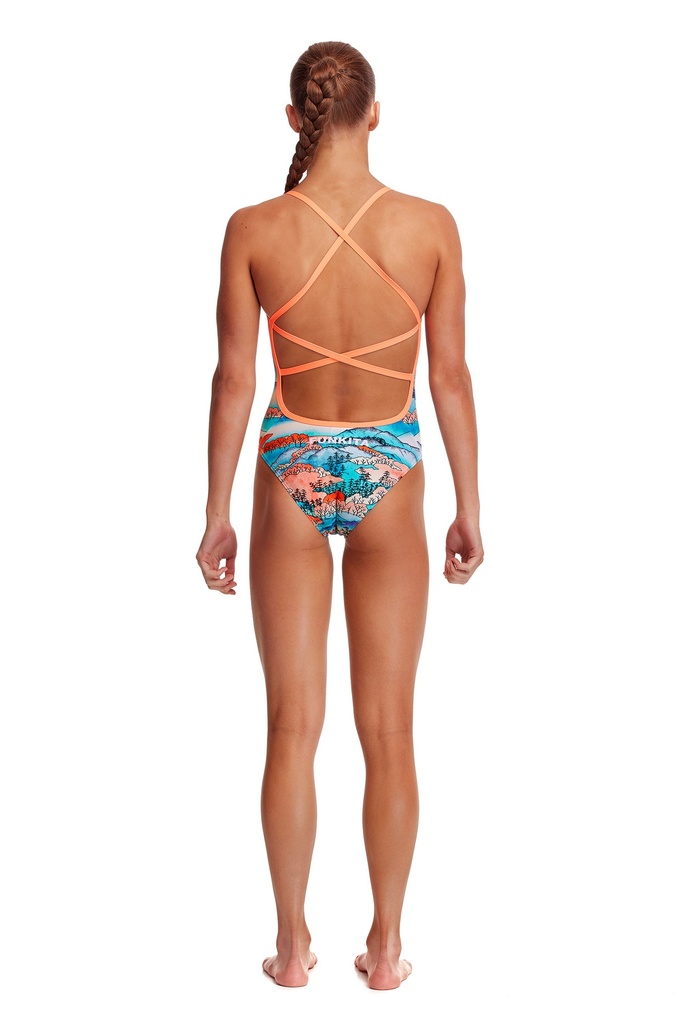 Badeanzug Funkita Girls Strapped In One Piece / Misty Mountain