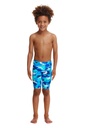 Badehose Funky Trunks Jungs Miniman Jammer / White Pointer