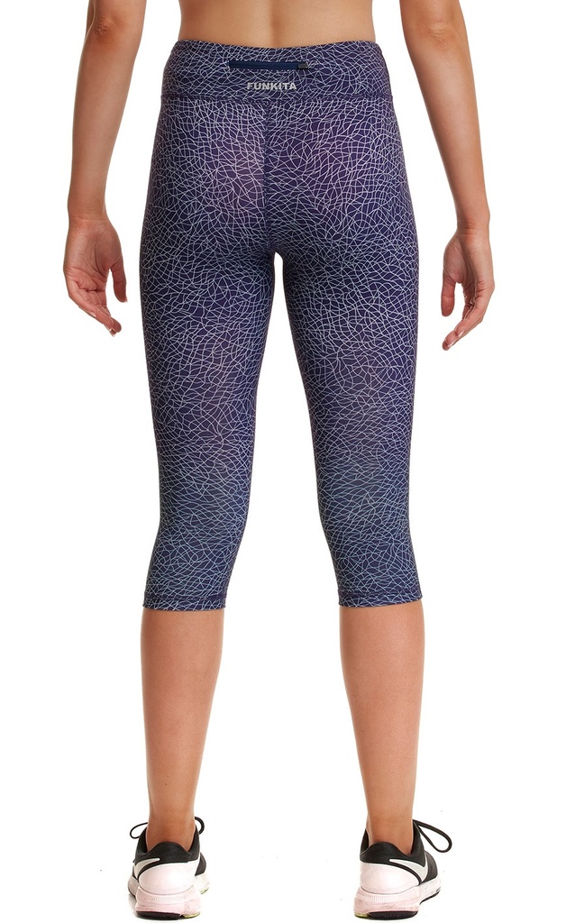 Sport Leggings Funkita Fit Rapid Racer Tight / Leather Luxe