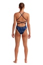 Badeanzug Funkita Ladies Strapped in One Piece / Silver Lining