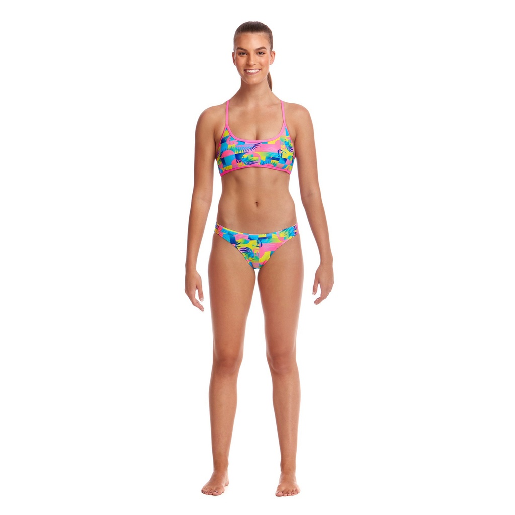 Bikinioberteil Funkita Ladies Cross Back Tie Bikini Top / Sunkissed