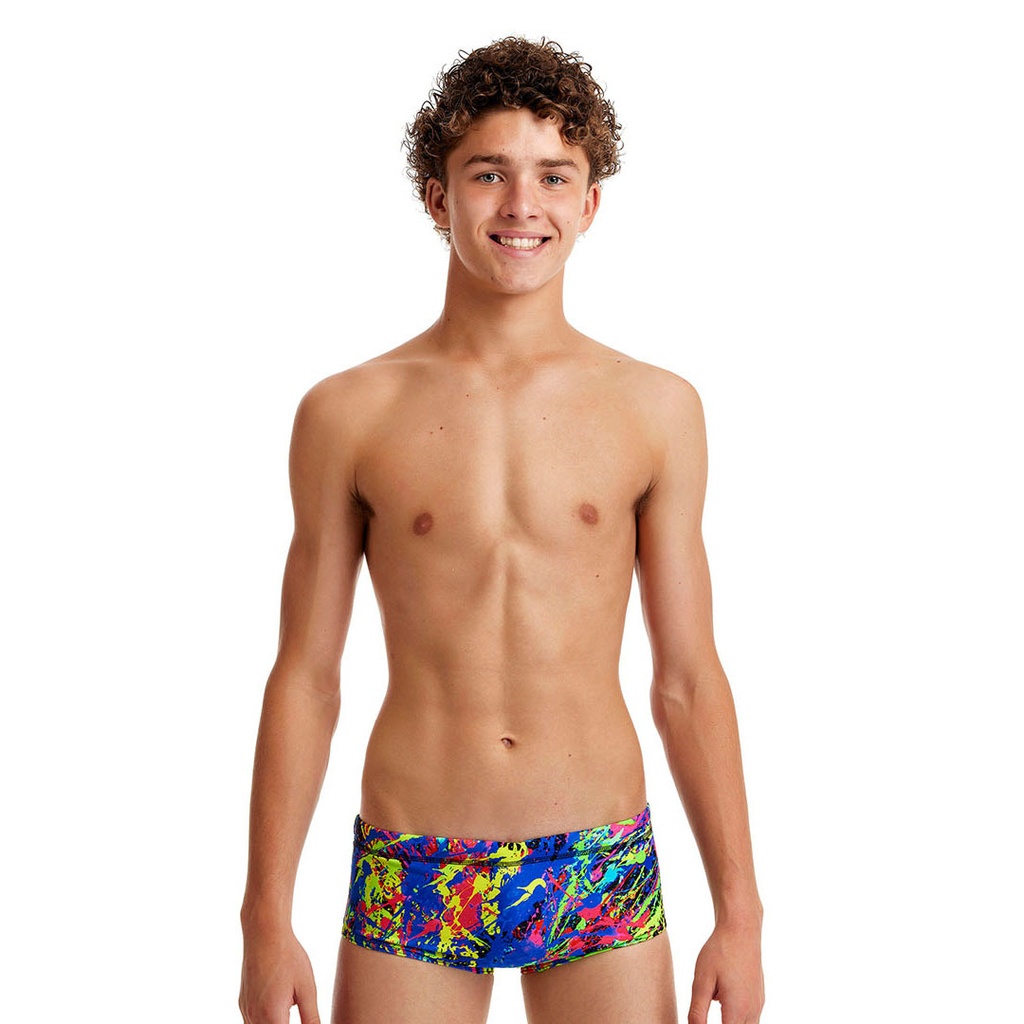 Badehose Funky Trunks Boy's Sidewinder Trunk / Paint Smash