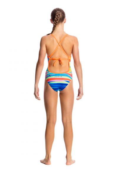 Badeanzug Funkita Girls Tie Me Tight One Piece / Pina Colada