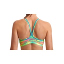 Bikinioberteil Funkita Ladies Sports Top / Ticker Tape