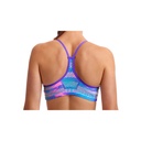 Bikinioberteil Funkita Ladies Swim Crop Top / Pastel Palm