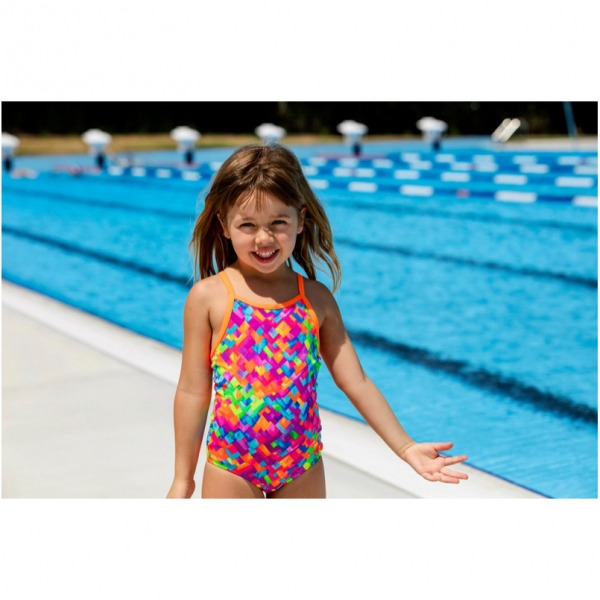 Badeanzug Funkita Mädchen Printed One Piece / Stroke Rate