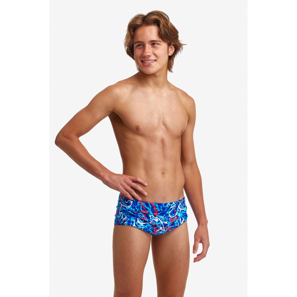 Badehose Funky Trunks Boys Sidewinder Trunks / Mr Squiggle