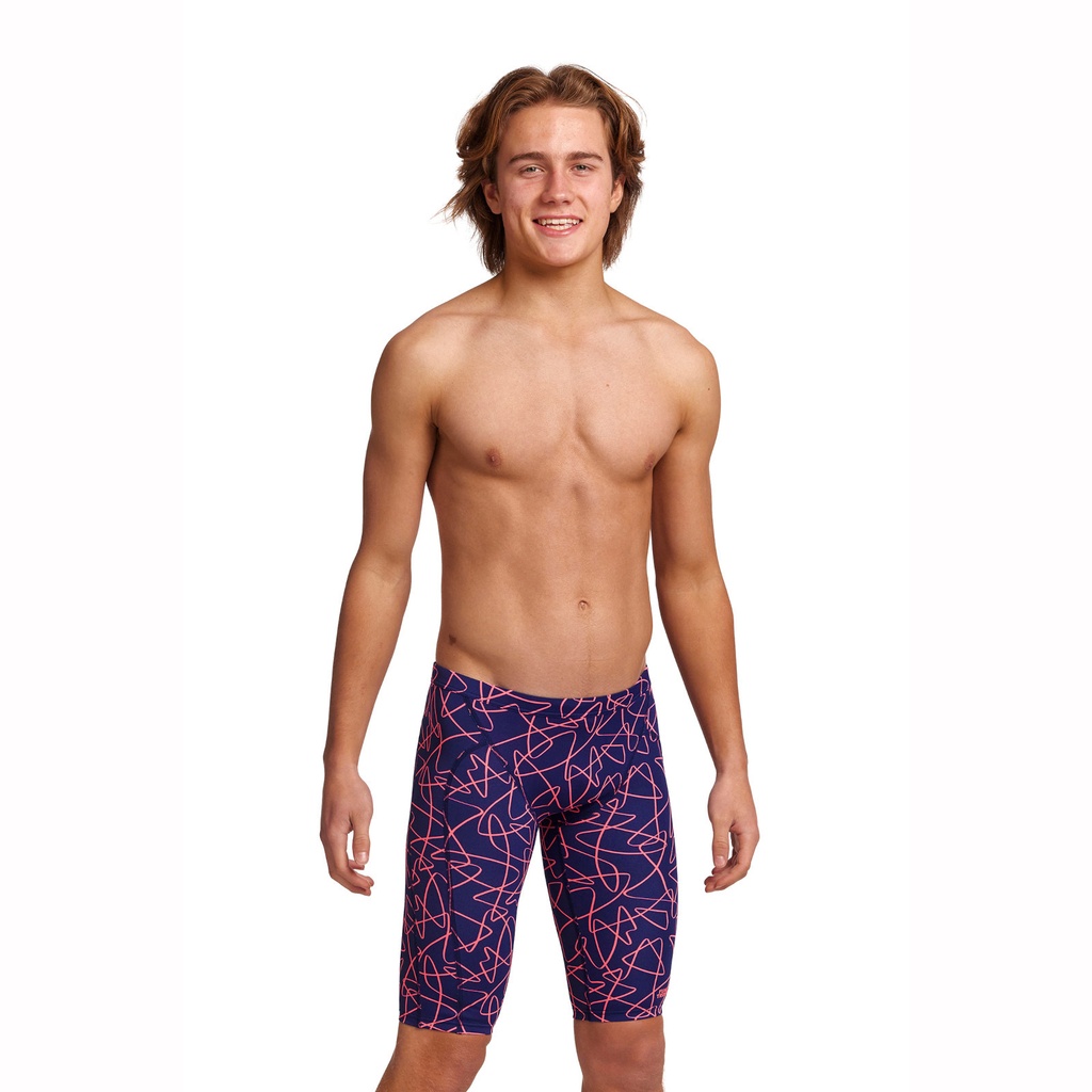 Badehose Funky Trunks Boys Training Jammer / Serial Texter