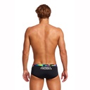 Badehose Funky Trunks Men Sidewinder Trunk / Beat it Black