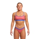 Bikinioberteil Funkita Ladies Swim Crop Top / Star Power