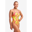 Badeanzug Funkita Ladies Tie Me Tight One Piece / Pinged Pink