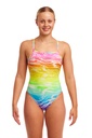 Badeanzug Funkita Ladies Tie Me Tight One Piece / Lake Acid