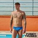 Badehose Funky Trunks Men Sidewinder Trunk / True Bluey