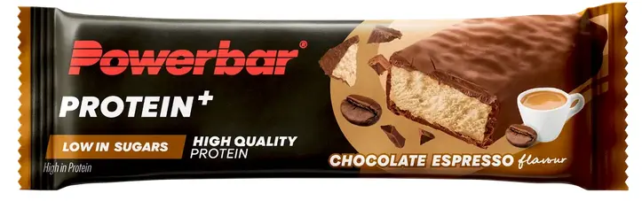 PowerBar Protein Low in Sugar - High Protein Low Sugar Riegel Chocolate Espresso.webp
