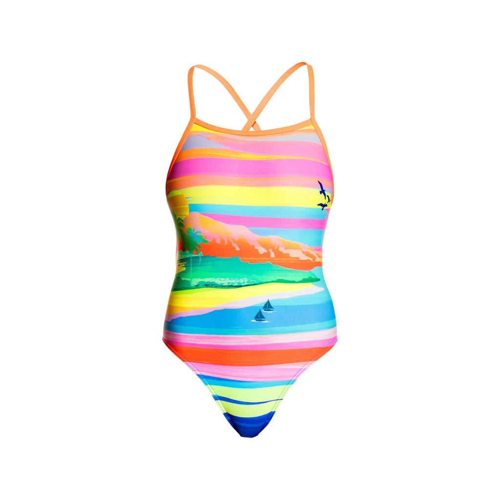 Badeanzug Funkita Girls Tie Me Tight One Piece Pina Colada