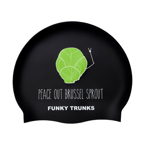 Badekappe Funky Trunks Silicon Cap / Peace Out