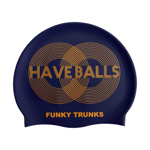 Badekappe Funky Trunks Silicone Cap / Golden Balls