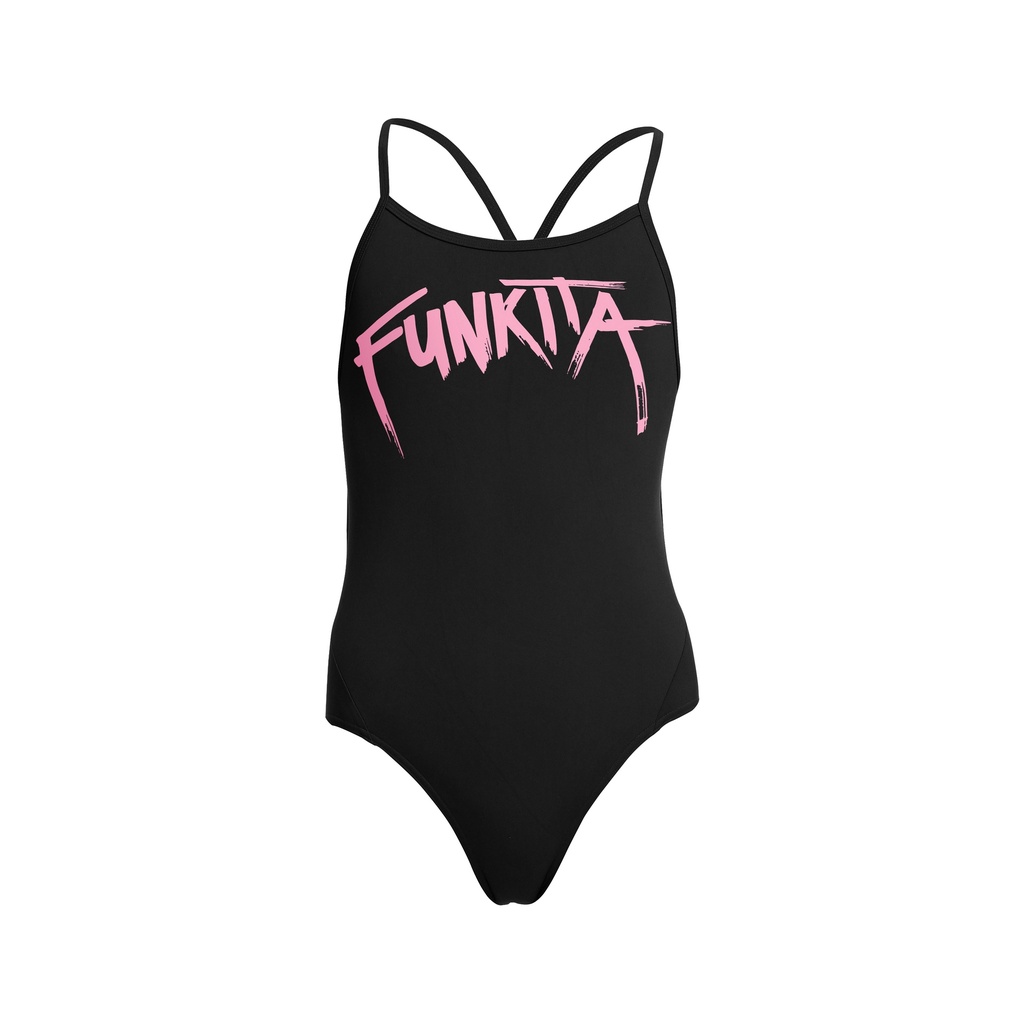 Badeanzug Funkita Girls Twisted One Piece / Pinked