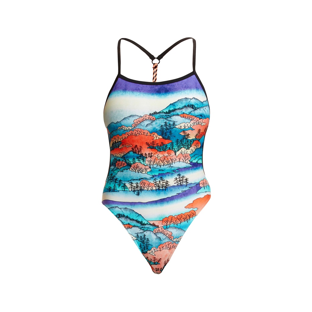 Badeanzug Funkita Ladies Twisted One Piece / Misty Mountain