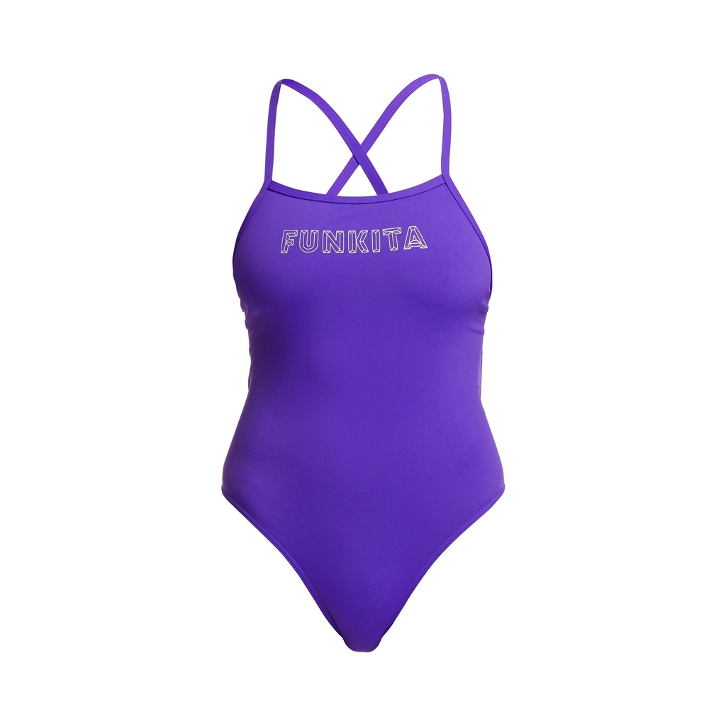 [FKS001L02595##11] Badeanzug Funkita Ladies Tie Me Tight One Piece / Maillot de bain d'entraînement (Größe 34, Crush)