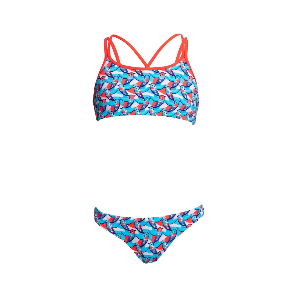 [FS33G02653##20] Bikini Funkita Girls Criss Cross Two Piece / Swallowed Up