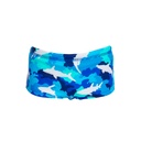 Badehose Funky Trunks Jungs Printed Trunk / White Pointer