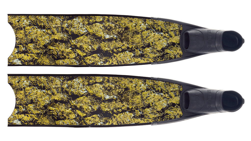 Stereoflossen Leaderfin Freediving / Neo Gold