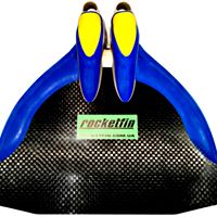 Monoflosse Rocketfin / Finswim Carbon (35, 1 - soft, gelb)