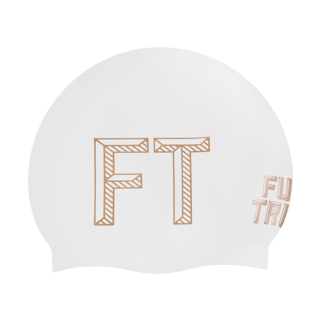 Funky Trunks Seamless Silicon Cap Stencilled White