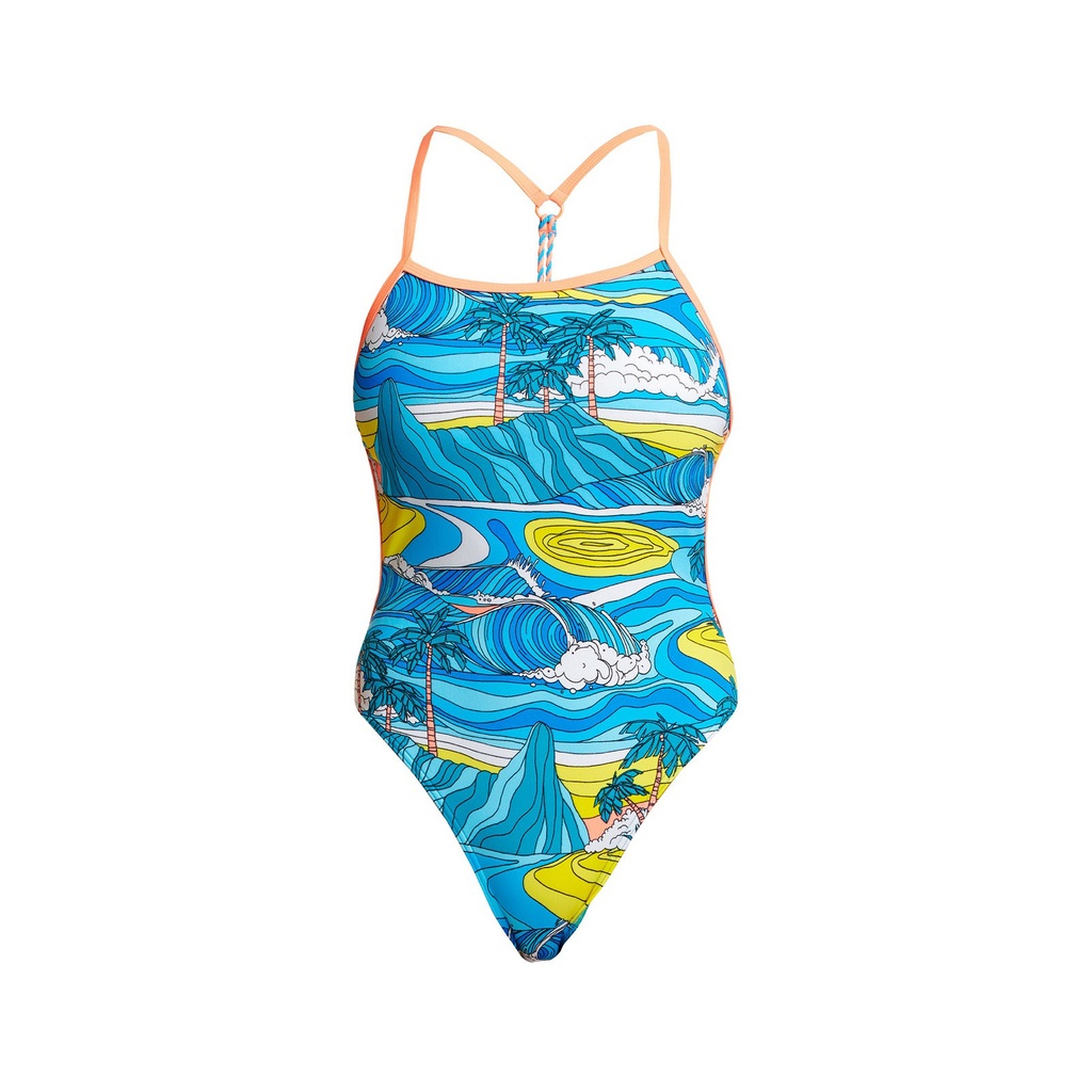 Badeanzug Funkita Ladies ECO Twisted One Piece / Summer Bay