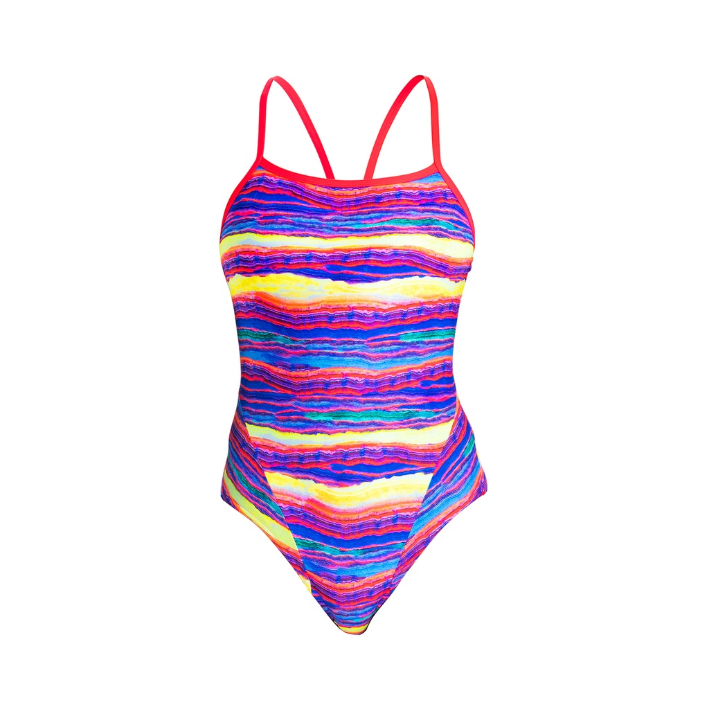 Badeanzug Funkita Girls Single Strap one Piece / Crystal Wave