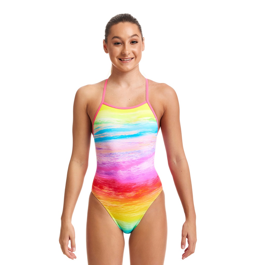 Badeanzug Funkita Girls Tie Me Tight One Piece / Ocean Ink 