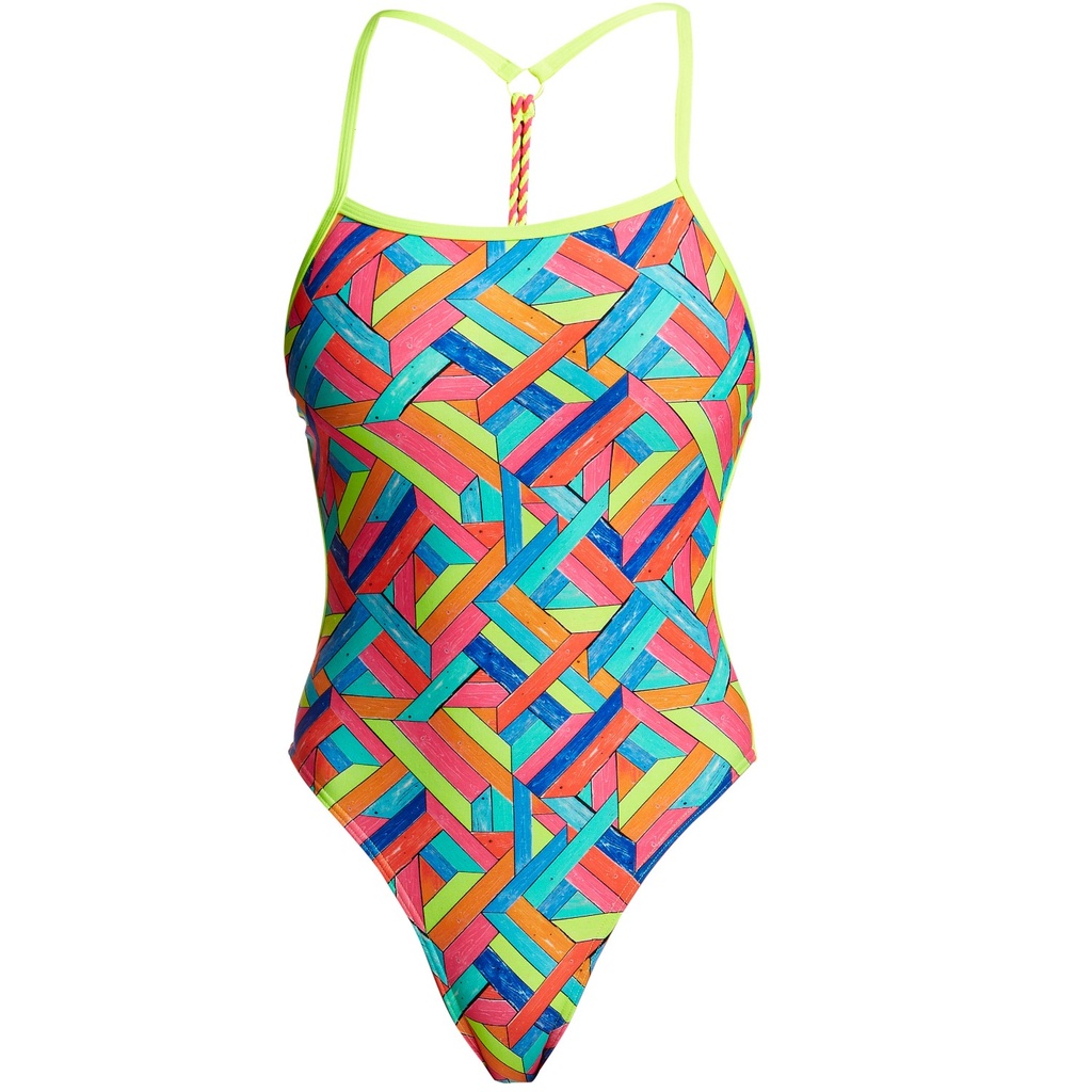 Badeanzug Funkita Ladies Twisted One Piece / Sweet Skulls