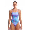 Badeanzug Funkita Ladies Single Strength One Piece / Pastel Palm