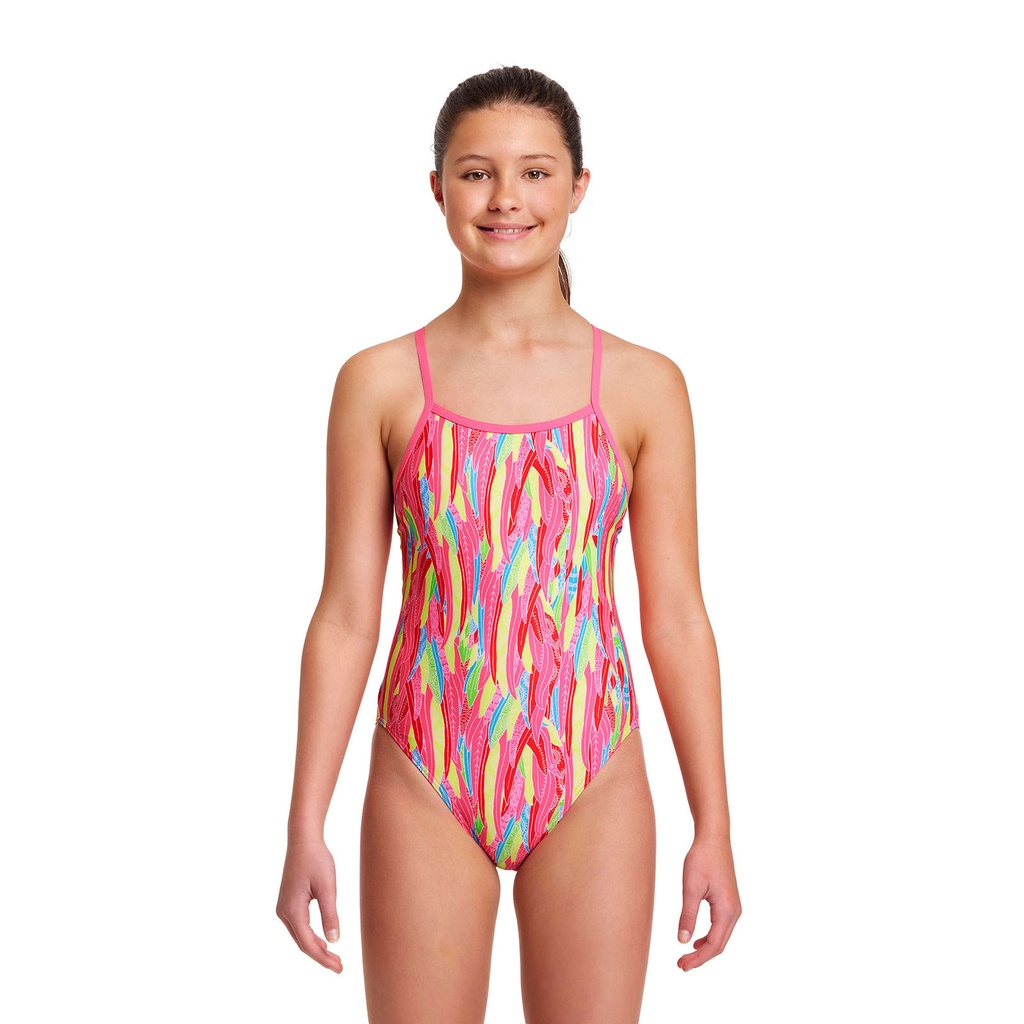Badeanzug Funkita Girls Single Strap One Piece / Feather Flock