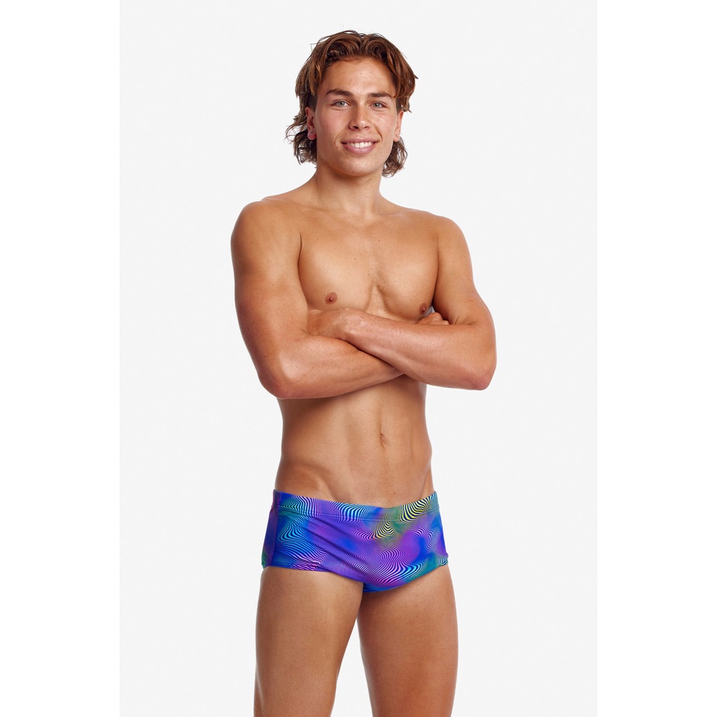 Badehose Funky Trunks Men Sidewinder Trunk / Screen Time