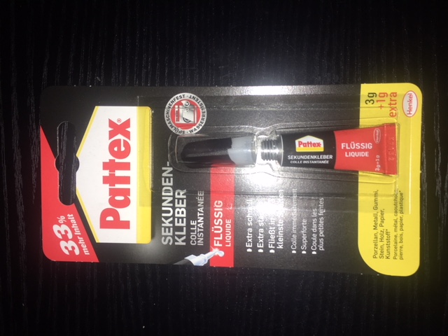 Sekundenkleber Pattex / flüssig (3g)