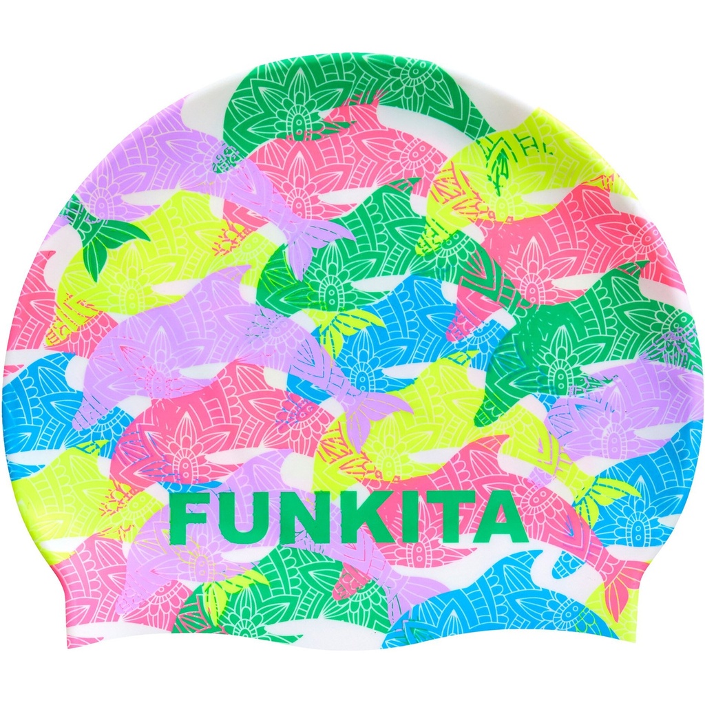 Badekappe Funkita Silicon Cap / Pastel Porpie