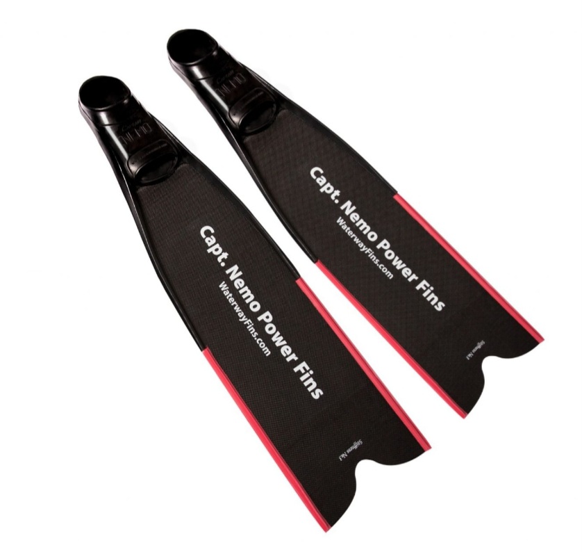 Stereoflosse Waterway / Capt. Nemo Carbon (44/45, 1 - soft, 20cm, schwarz)