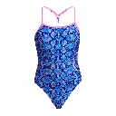 Badeanzug Funkita Ladies Twisted One Piece / Blue Viper