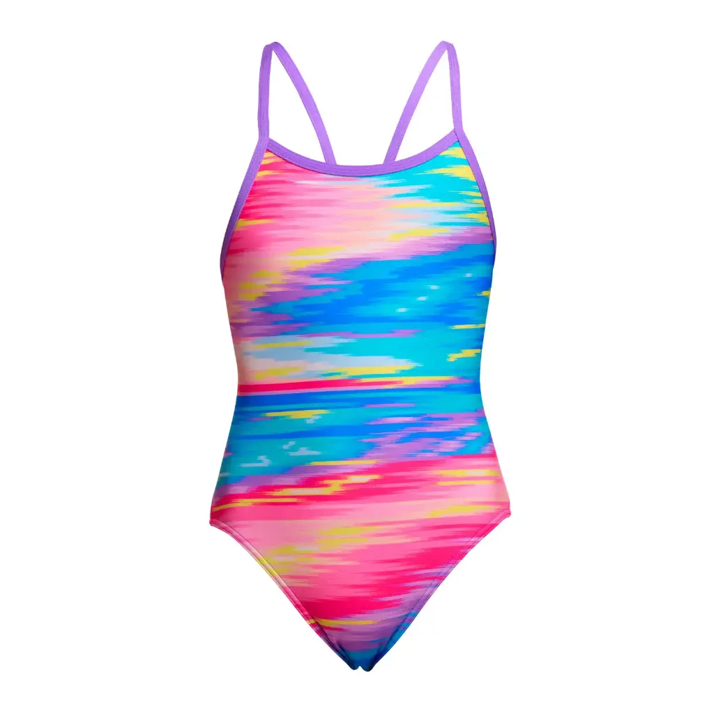 Badeanzug Funkita Girls Single Strap One Piece / Tropic Wash