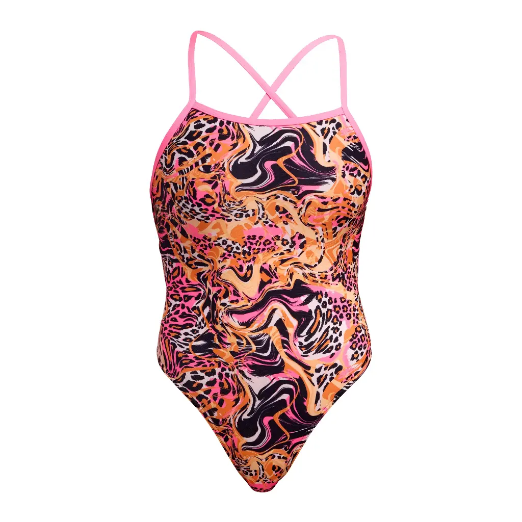 Badeanzug Funkita Ladies Tie Me Tight One Piece / Water Ripple