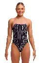 Badeanzug Funkita Ladies Strength One Piece / Pin Stripe