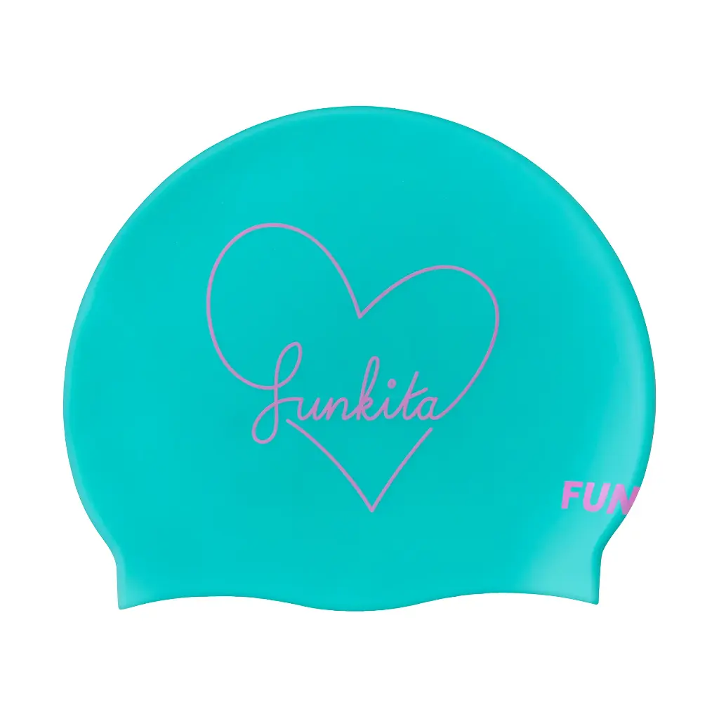 Badekappe Funkita Seamless Silicon Cap / Love Too
