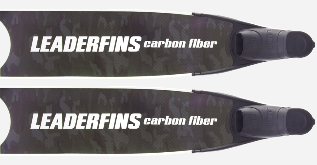 Stereoflossen Leaderfin / Camouflage Carbon