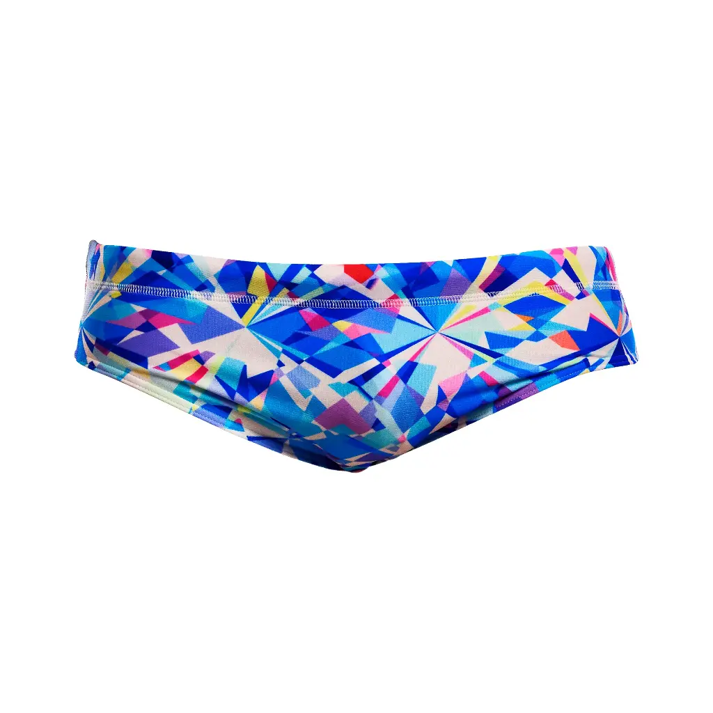 Badehose Funky Trunks Men Classic Brief / Crystal Mess