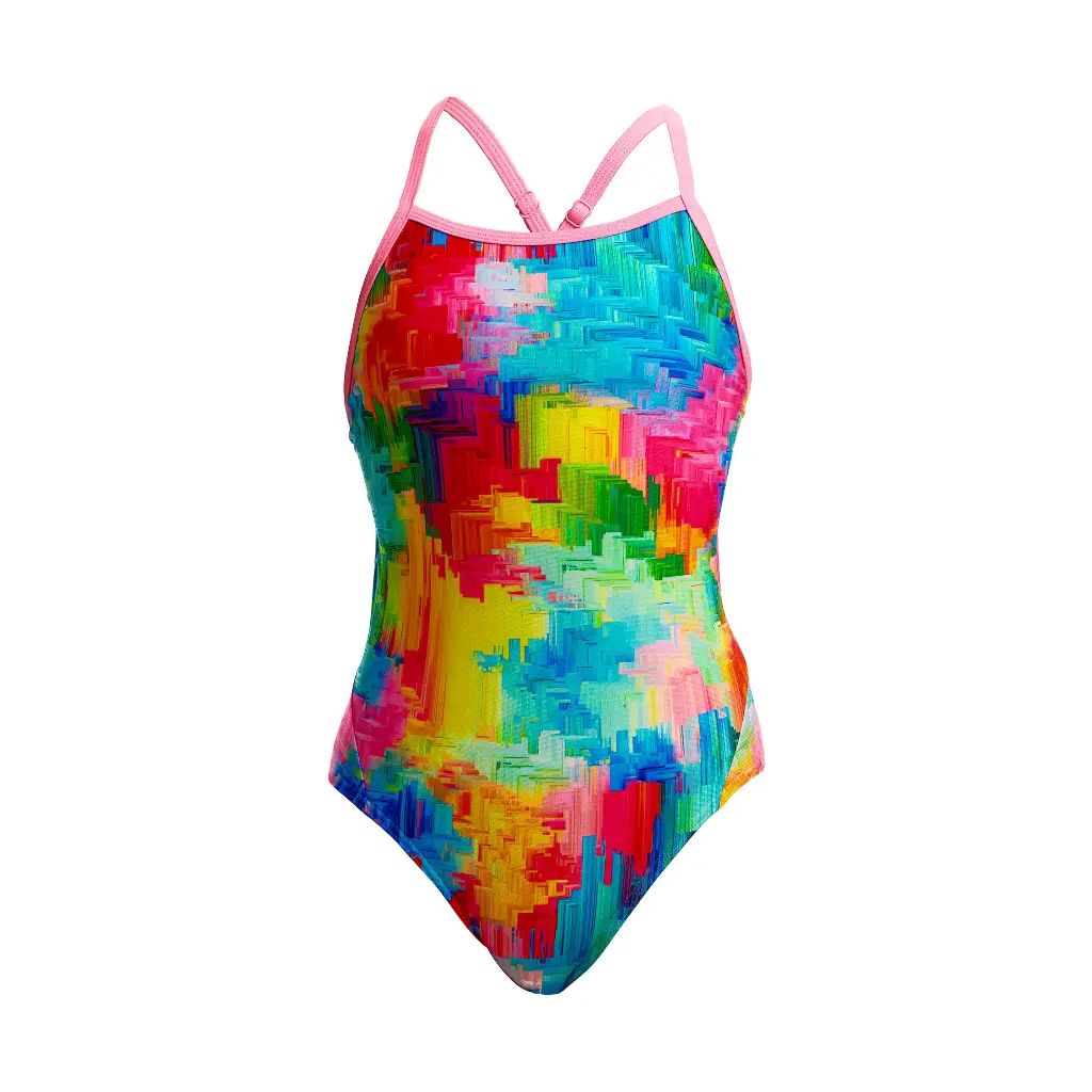 Badeanzug Funkita Girls Twisted One Piece / Falling Colours