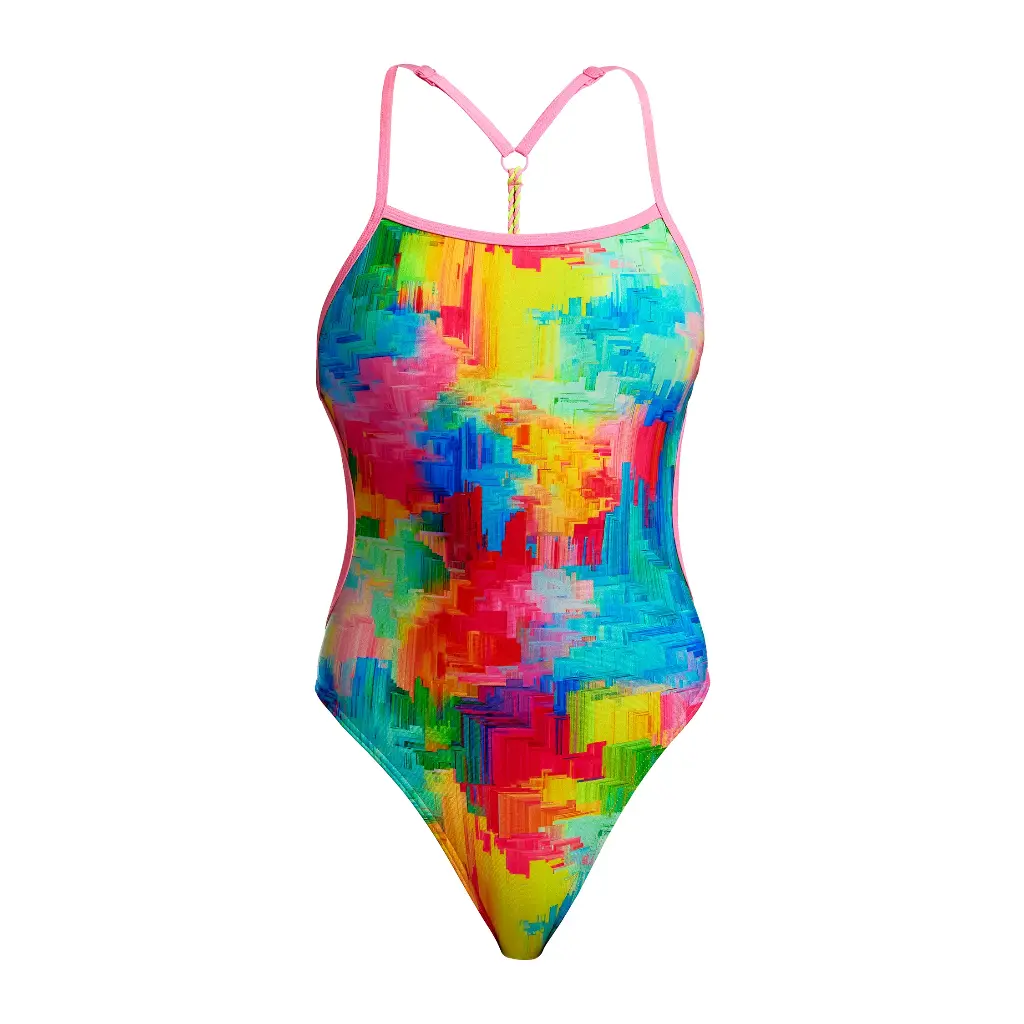 Badeanzug Funkita Ladies Twisted In One Piece / Falling Colours