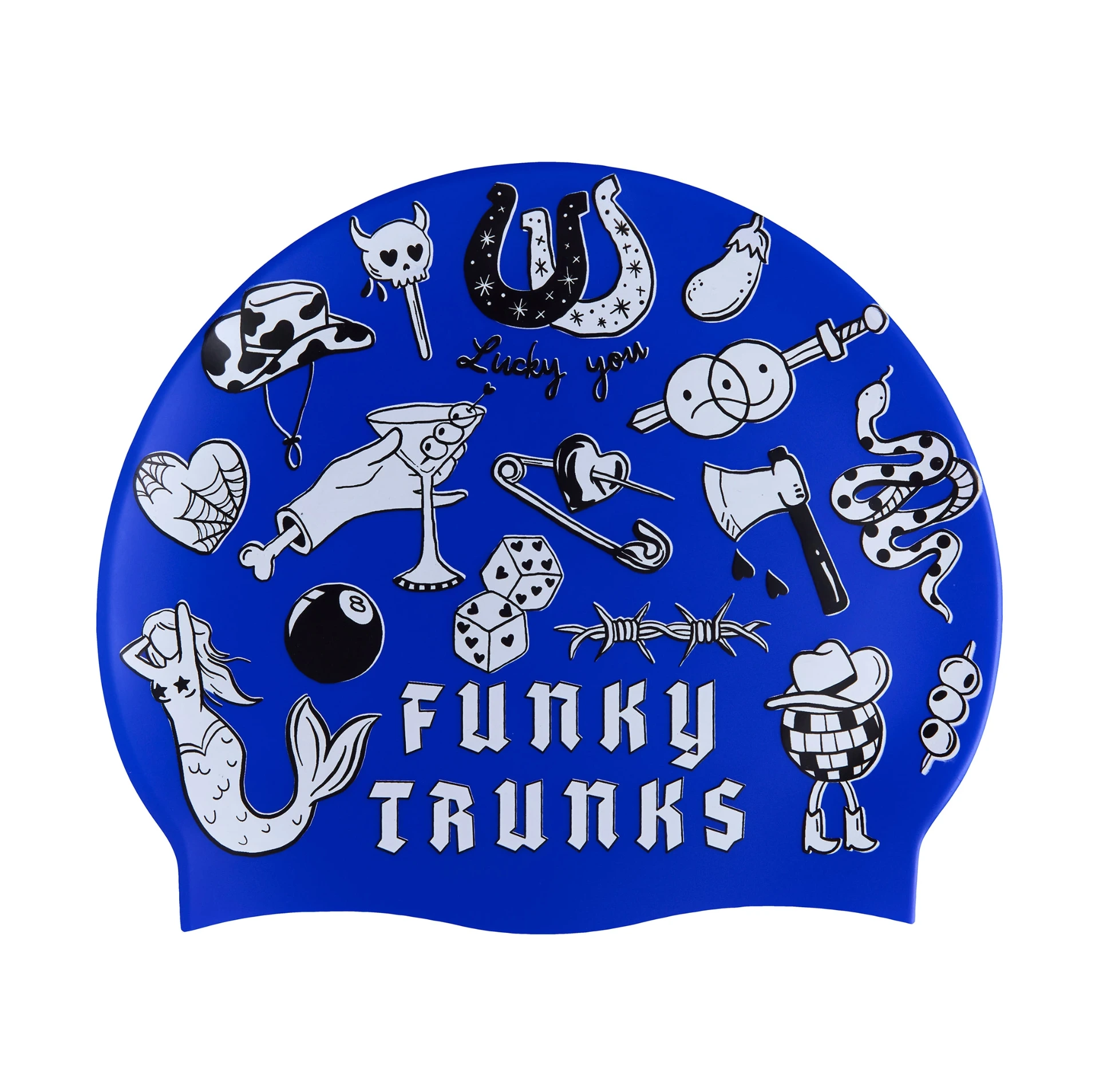 Badekappe Funky Trunks Silicon Cap / Scratchy